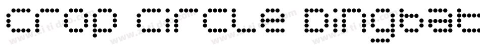 Crop Circle Dingbats字体转换